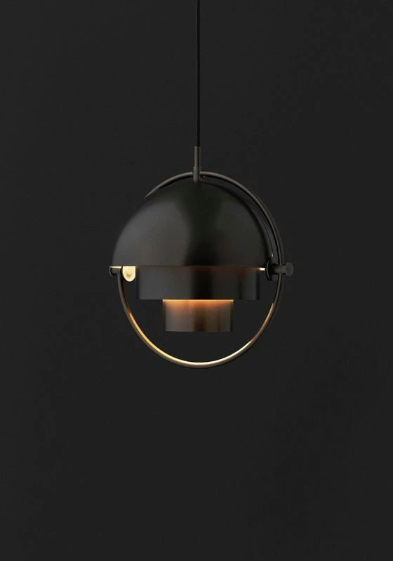 GUBI Multi-Lite Pendant, Black Brass 4 GUBI Multi-Lite Pendant, Black Brass - Image 2