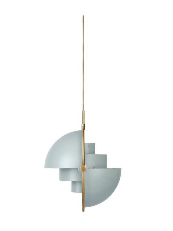 GUBI Multi-Lite Pendant, Brass - Sea Grey 5 GUBI Multi-Lite Pendant, Brass - Sea Grey - Image 3