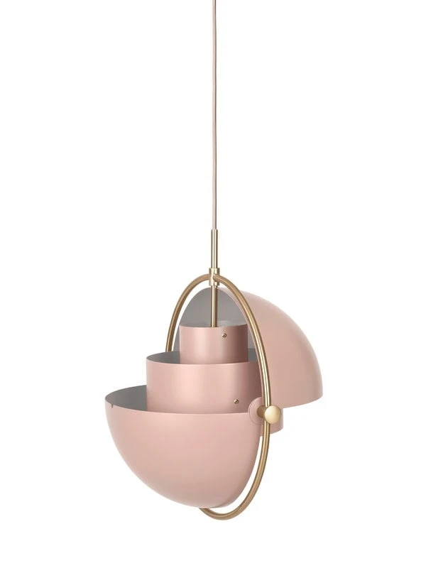 GUBI Multi-Lite Pendant, Brass - Rose Dust 4 GUBI Multi-Lite Pendant, Brass - Rose Dust - Image 2
