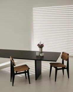 GUBI Private Dining Table, 260 X 100 Cm, Black / Brown Stained Ash -Gubi PRIVATE DINING TABLE CONCEPT FALL 22 01