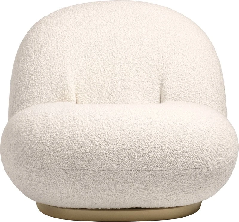 GUBI Pacha Lounge Chair, Karakorum 001 - Pearl Gold 4 GUBI Pacha Lounge Chair, Karakorum 001 - Pearl Gold - Image 2