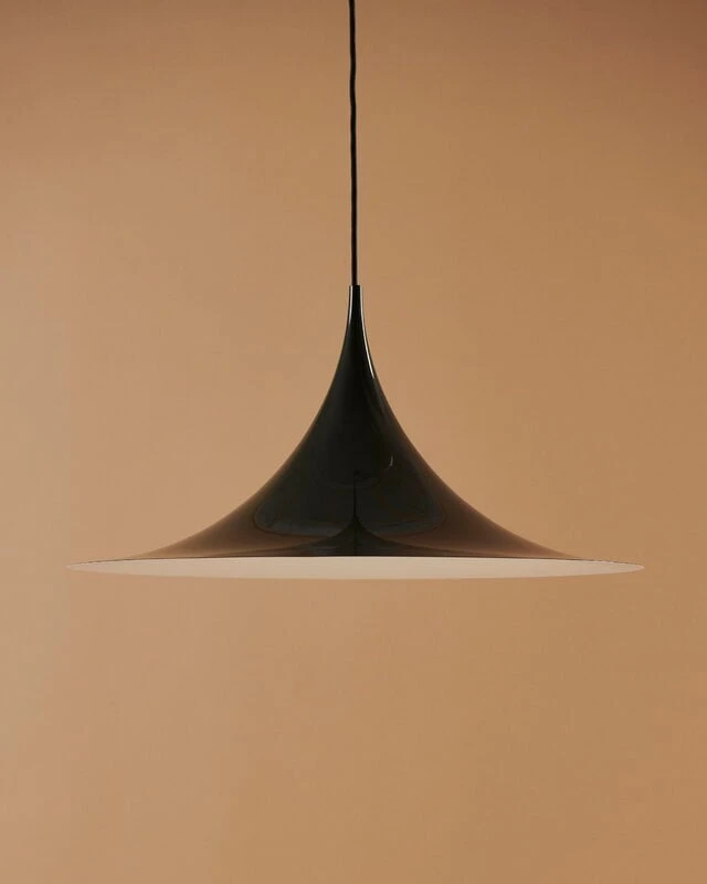 GUBI Semi Pendant, 60 Cm, Dark Cocoa, Glossy 6 GUBI Semi Pendant, 60 Cm, Dark Cocoa, Glossy - Image 4