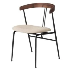 GUBI Violin Chair, Walnut - Gabriel Tempt 61168